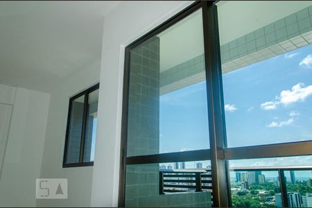 varanda de kitnet/studio para alugar com 1 quarto, 32m² em Boa Vista, Recife