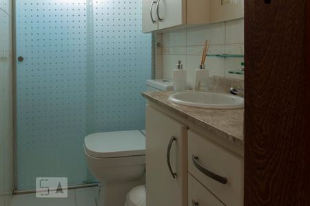 Banheiro Social de apartamento à venda com 2 quartos, 63m² em Vila Campestre, São Paulo