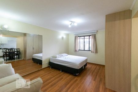 Sala e Quarto de kitnet/studio para alugar com 1 quarto, 35m² em Vila Nova Conceição, São Paulo