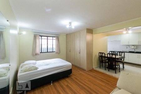Sala e Quarto de kitnet/studio para alugar com 1 quarto, 35m² em Vila Nova Conceição, São Paulo