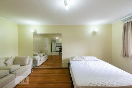 Sala e Quarto de kitnet/studio para alugar com 1 quarto, 35m² em Vila Nova Conceição, São Paulo