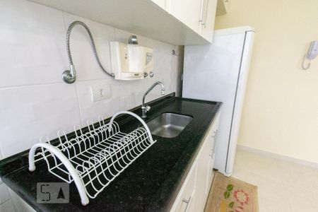 Studio para alugar com 35m², 1 quarto e sem vaga Studio para alugar com 35m², 1 quarto e sem vagaCozinha - Torneira