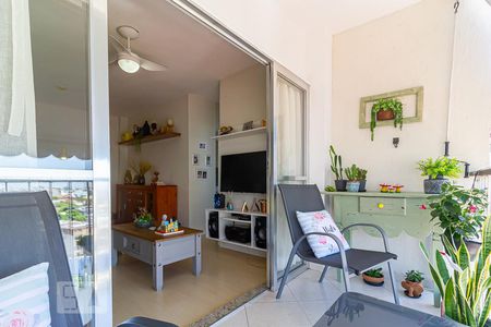 Varanda da Sala de apartamento à venda com 2 quartos, 59m² em Tanque, Rio de Janeiro