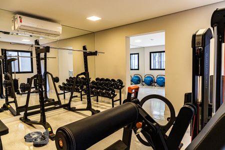 Studio para alugar com 26m², 1 quarto e sem vaga Studio para alugar com 26m², 1 quarto e sem vagaÁrea comum - Academia