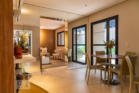 Studio para alugar com 26m², 1 quarto e sem vaga Studio para alugar com 26m², 1 quarto e sem vagaÁrea comum - Salão de festas