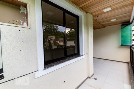 Varanda da Sala de apartamento à venda com 3 quartos, 94m² em Maceió, Niterói