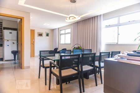 Sala de apartamento à venda com 4 quartos, 148m² em Buritis, Belo Horizonte