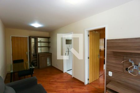 sala de apartamento para alugar com 1 quarto, 37m² em Vila Andrade, São Paulo