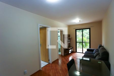 sala  de apartamento para alugar com 1 quarto, 37m² em Vila Andrade, São Paulo