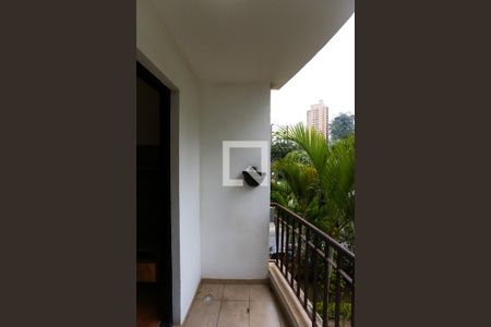 Varanda da Sala de apartamento para alugar com 1 quarto, 37m² em Vila Andrade, São Paulo
