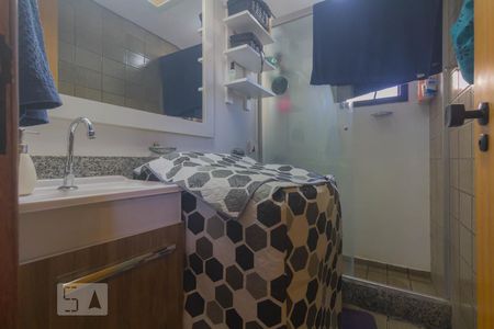 Banheiro de apartamento à venda com 1 quarto, 40m² em Brooklin Paulista, São Paulo
