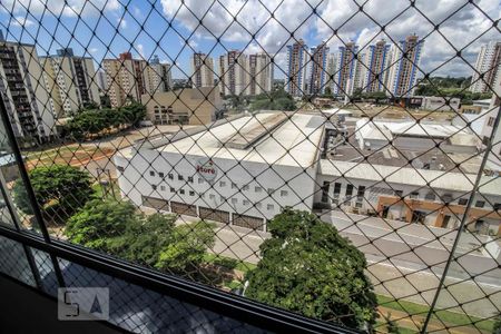 Sala - Vista de apartamento para alugar com 2 quartos, 57m² em Residencial Eldorado, Goiânia