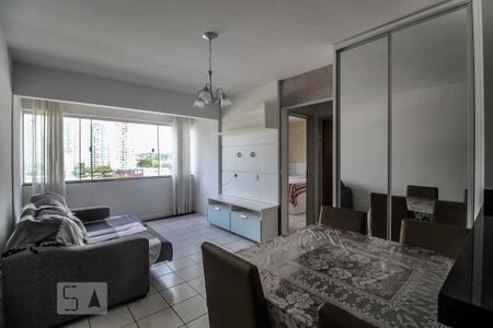 Sala de apartamento para alugar com 2 quartos, 57m² em Residencial Eldorado, Goiânia