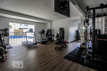 Apartamento para alugar com 57m², 2 quartos e 2 vagas Apartamento para alugar com 57m², 2 quartos e 2 vagasÁrea comum - Academia