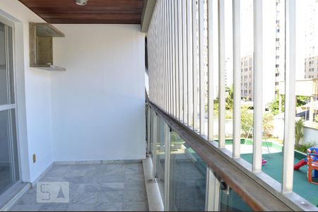 Varanda da Sala de apartamento à venda com 3 quartos, 110m² em Grajaú, Rio de Janeiro