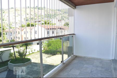 Varanda da Sala de apartamento à venda com 3 quartos, 110m² em Grajaú, Rio de Janeiro