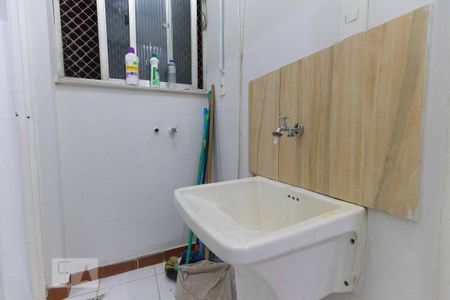 Área de serviço - Tanque de apartamento à venda com 2 quartos, 60m² em Botafogo, Rio de Janeiro
