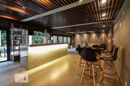 Studio para alugar com 32m², 1 quarto e 1 vaga Studio para alugar com 32m², 1 quarto e 1 vagaSalão de festas