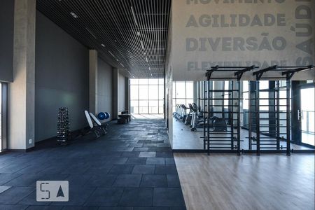 Studio para alugar com 32m², 1 quarto e 1 vaga Studio para alugar com 32m², 1 quarto e 1 vagaAcademia