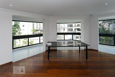 sala de apartamento para alugar com 3 quartos, 198m² em Jardim Parque Morumbi, São Paulo