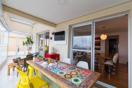 Varanda gourmet de apartamento à venda com 4 quartos, 202m² em Vila Mascote, São Paulo