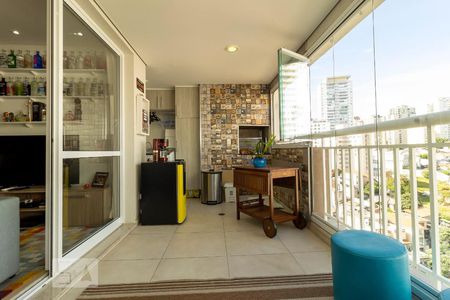 Varanda Gourmet de apartamento à venda com 2 quartos, 68m² em Chácara Inglesa, São Paulo
