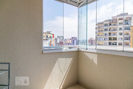 Varanda de apartamento à venda com 1 quarto, 40m² em Vila Buarque, São Paulo