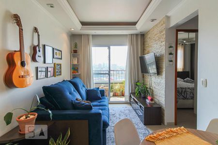 Sala de apartamento à venda com 2 quartos, 52m² em Chácara Califórnia, São Paulo