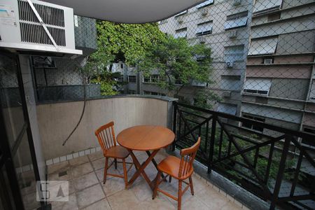 Varanda da Sala de apartamento para alugar com 1 quarto, 55m² em Flamengo, Rio de Janeiro