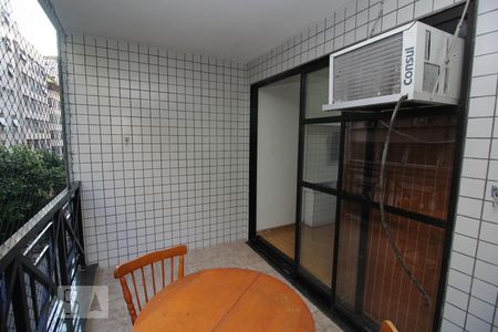 Varanda da Sala de apartamento para alugar com 1 quarto, 55m² em Flamengo, Rio de Janeiro