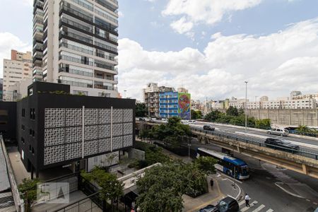 Vista de kitnet/studio para alugar com 1 quarto, 42m² em Campos Elíseos, São Paulo