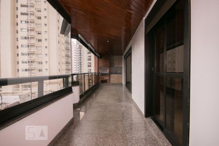 Varanda da Sala de apartamento à venda com 4 quartos, 167m² em Vila Regente Feijó, São Paulo