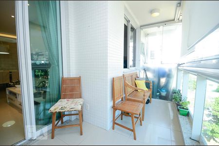 Varanda da Sala de apartamento à venda com 3 quartos, 121m² em Charitas, Niterói