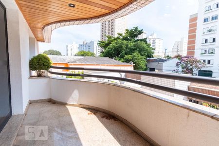 Varanda da Sala de apartamento à venda com 5 quartos, 240m² em Cambuí, Campinas