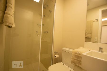Apartamento para alugar com 36m², 1 quarto e 1 vaga Apartamento para alugar com 36m², 1 quarto e 1 vagaBanheiro do Quarto