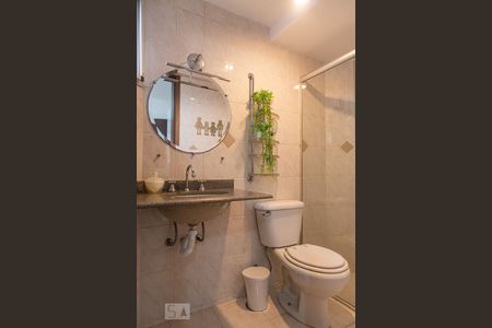 Banheiro da suíte de apartamento à venda com 2 quartos, 69m² em Vila Santo Estéfano, São Paulo
