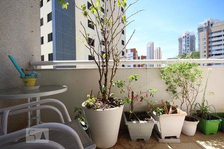 Varanda da Sala de apartamento à venda com 2 quartos, 88m² em Vila Andrade, São Paulo