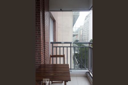 Varanda de apartamento à venda com 1 quarto, 41m² em República, São Paulo