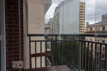 Varanda de apartamento à venda com 1 quarto, 41m² em República, São Paulo