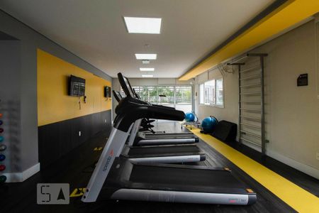 Área comum - academia  de apartamento para alugar com 1 quarto, 38m² em Liberdade, São Paulo