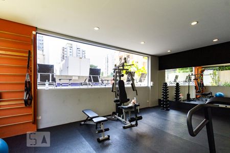 Apartamento para alugar com 42m², 1 quarto e 1 vaga Apartamento para alugar com 42m², 1 quarto e 1 vagaAcademia