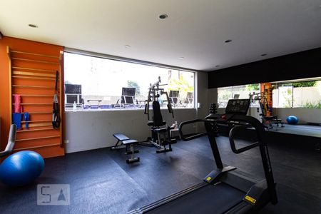 Apartamento para alugar com 42m², 1 quarto e 1 vaga Apartamento para alugar com 42m², 1 quarto e 1 vagaAcademia