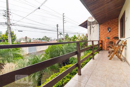 sacada da sala de casa para alugar com 1 quarto, 73m² em Santa Quitéria, Curitiba