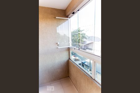 Varanda da Sala de apartamento à venda com 2 quartos, 54m² em Vila São Pedro, Santo André