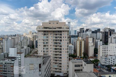 Vista do Quarto de apartamento para alugar com 1 quarto, 42m² em Consolação, São Paulo