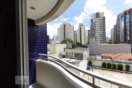 Varanda de apartamento à venda com 1 quarto, 50m² em Indianópolis, São Paulo