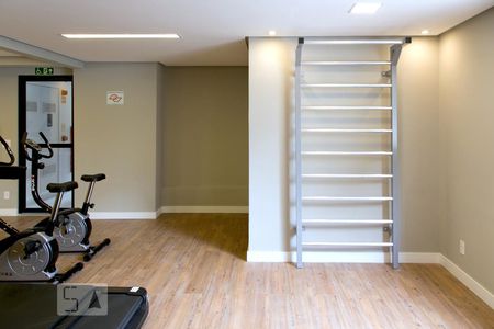 Studio para alugar com 27m², 1 quarto e sem vaga Studio para alugar com 27m², 1 quarto e sem vagaAcademia