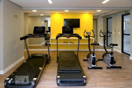 Studio para alugar com 27m², 1 quarto e sem vaga Studio para alugar com 27m², 1 quarto e sem vagaAcademia
