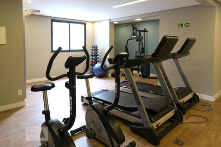 Studio para alugar com 27m², 1 quarto e sem vaga Studio para alugar com 27m², 1 quarto e sem vagaAcademia
