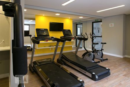 Studio para alugar com 27m², 1 quarto e sem vaga Studio para alugar com 27m², 1 quarto e sem vagaAcademia